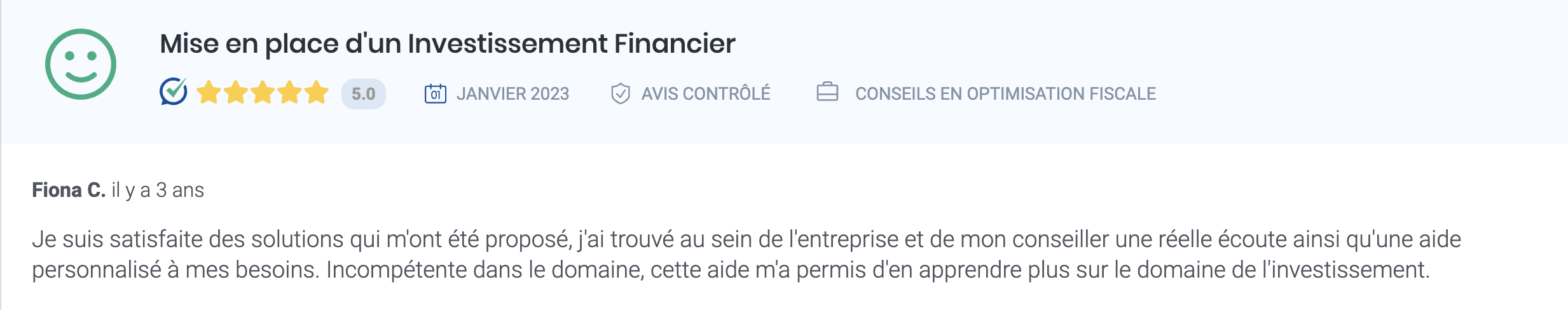 Témoignage Fiona C.